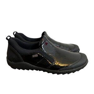 Remonte Soft Remonte-Tex Women’s Black Waterproof Slip-On Shoes 40 US 9